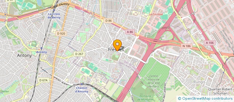 localisation de l'entreprise ELEGANCE COIFFURE  FRESNES