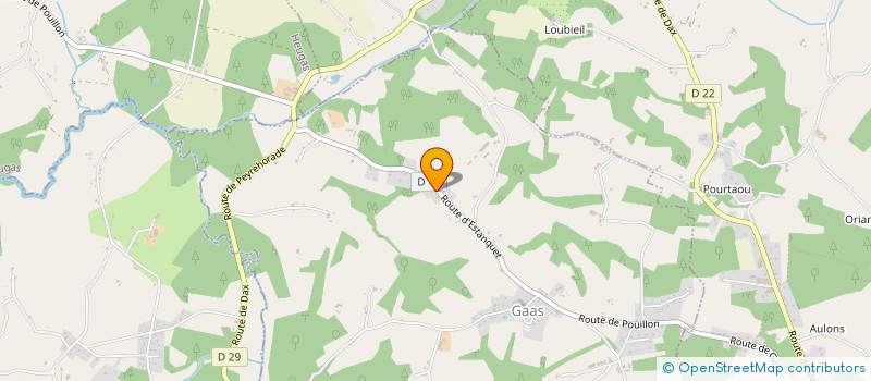 localisation de l'entreprise ELEGANCE COIFFURE BY EVA  GAAS