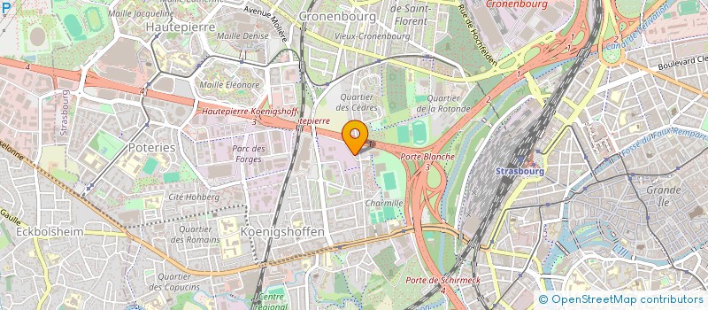 localisation de l'entreprise ELEGANCE DRESS BEAUTY  STRASBOURG