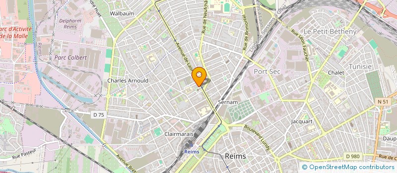 localisation de l'entreprise ELEGANCE GRILL  REIMS