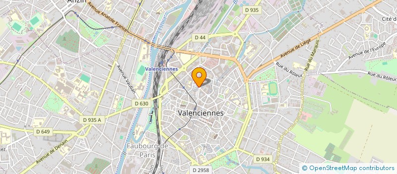 localisation de l'entreprise ELEGANCE HAIR  VALENCIENNES