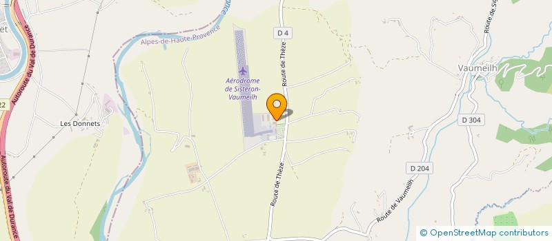 localisation de l'entreprise ELEGANCE IN ALTITUDE  VAUMEILH