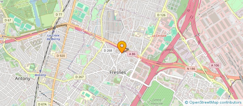 localisation de l'entreprise ELEGANCE JJB PARIS  FRESNES