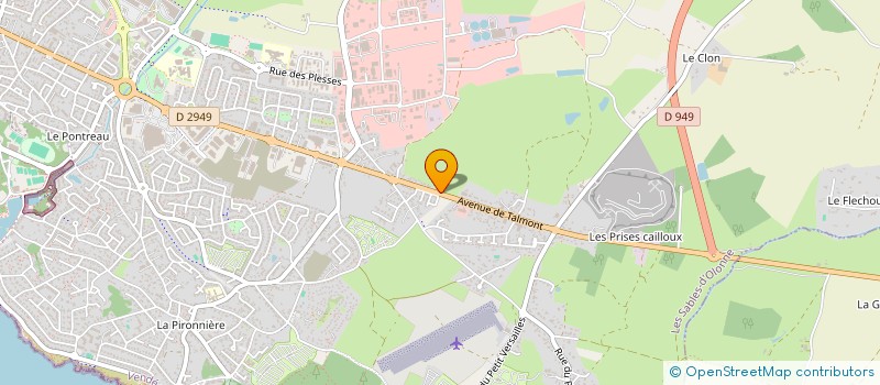 localisation de l'entreprise ELEGANCE MOTORS à LES SABLES-D'OLONNE