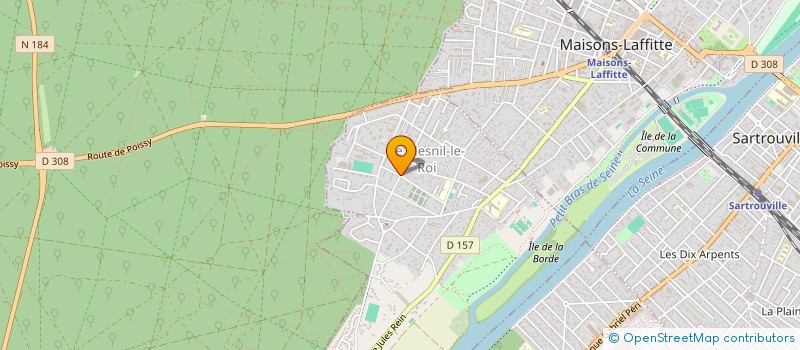 localisation de l'entreprise ELEGANCE OF COURSE  LE MESNIL-LE-ROI