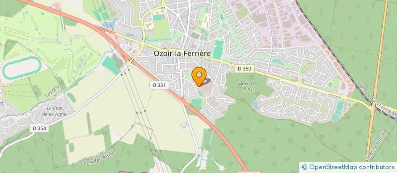 localisation de l'entreprise ELEGANCE TRANSPORT  OZOIR-LA-FERRIERE