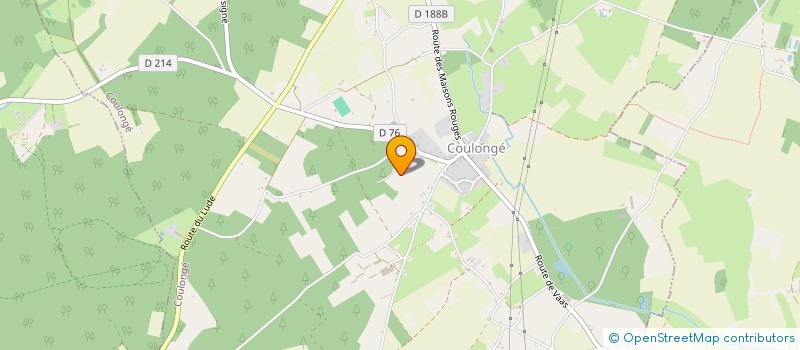 localisation de l'entreprise ELEGANCE VEGETALE  LE LUDE