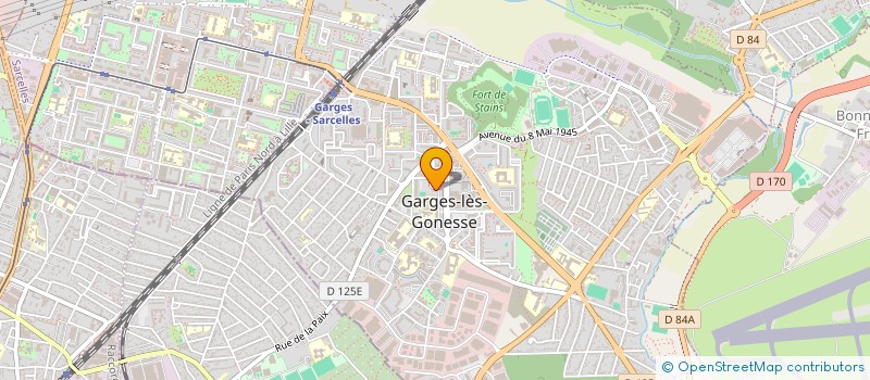 localisation de l'entreprise ELEGANCE VIP  GARGES LES GONESSE