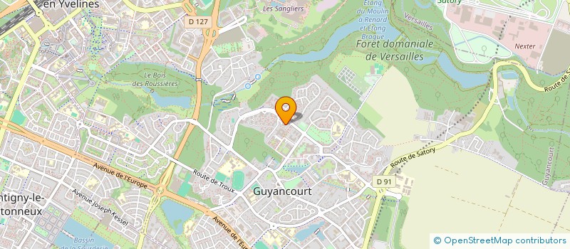 localisation de l'entreprise ELEGANCIA RIDE  GUYANCOURT