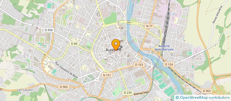 localisation de l'entreprise ELEGANT GENTLEMEN  AUXERRE