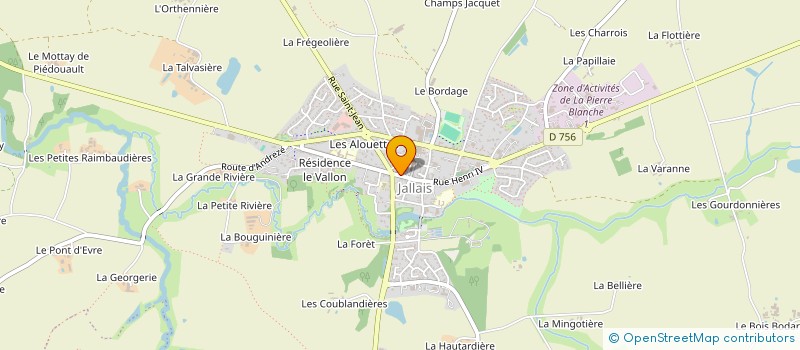 localisation de l'entreprise ELEGANTE à BEAUPREAU-EN-MAUGES