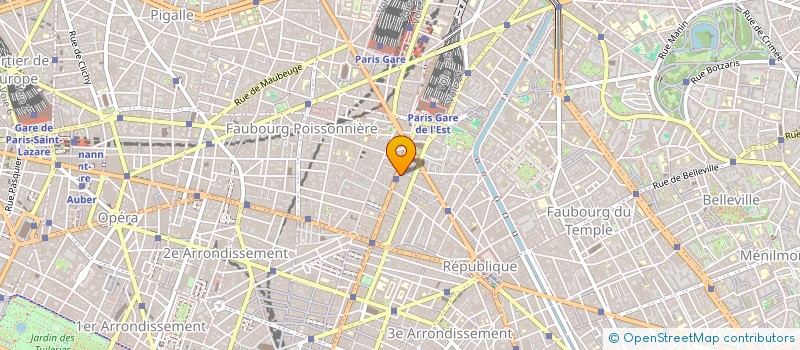 localisation de l'entreprise ELEGANTE BEAUTE AFRO CARAIBEENNE  PARIS