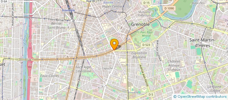 localisation de l'entreprise ELEGIA ENERGIES  GRENOBLE
