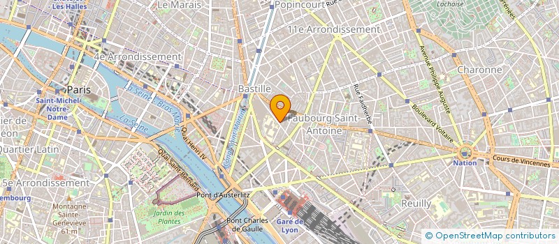 localisation de l'entreprise ELEGIE  PARIS