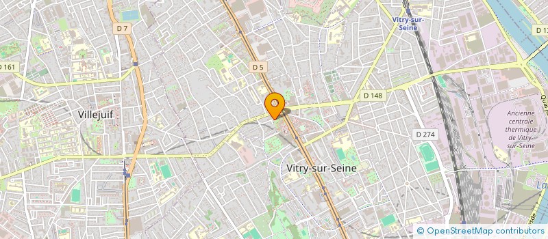 localisation de l'entreprise ELEGO VTC  VITRY-SUR-SEINE