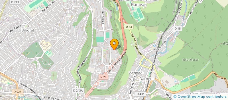 localisation de l'entreprise ELEHN  ROUEN