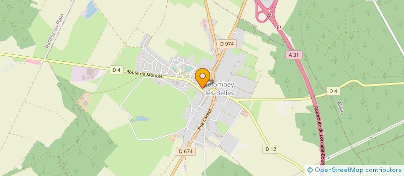 localisation de l'entreprise ELEJADE  COLOMBEY-LES-BELLES