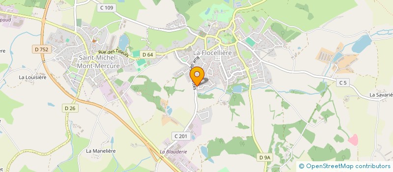 localisation de l'entreprise ELEJOLIE à SEVREMONT