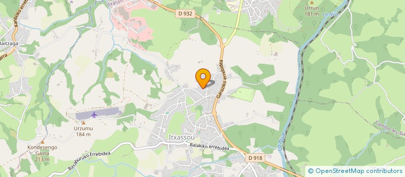 localisation de l'entreprise ELEK'O  ITXASSOU