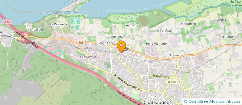 localisation de l'entreprise ELEKABLE à CHATEAUNEUF-LES-MARTIGUES