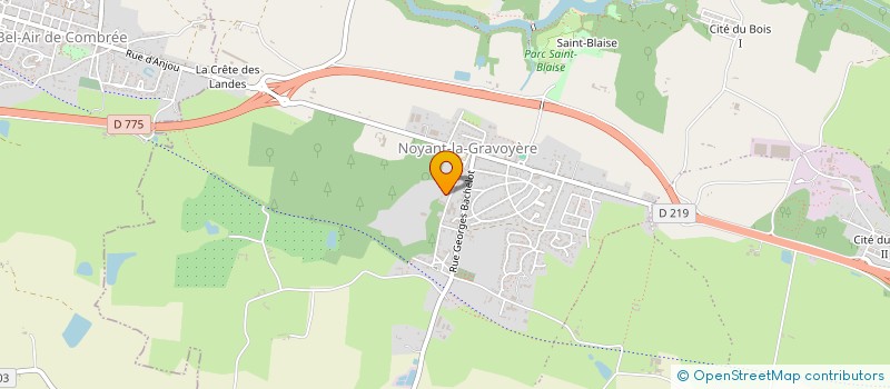 localisation de l'entreprise ELEKTRA  SEGRE-EN-ANJOU BLEU