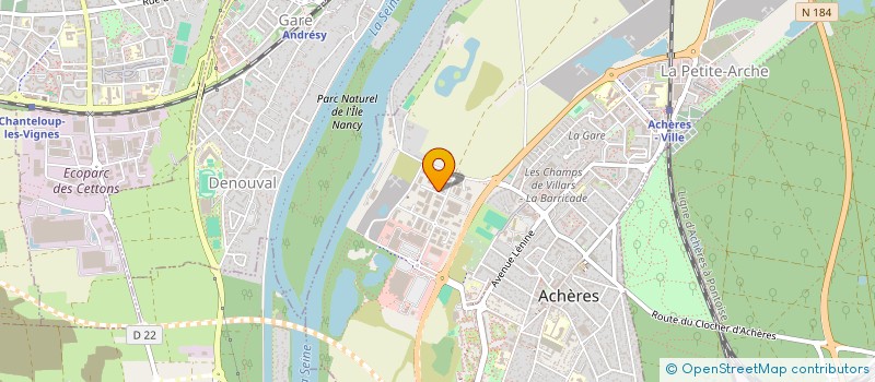 localisation de l'entreprise ELEKTRISOLA FRANCE à ACHERES