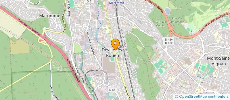 localisation de l'entreprise ELEKTRO CLOPE à DEVILLE-LES-ROUEN
