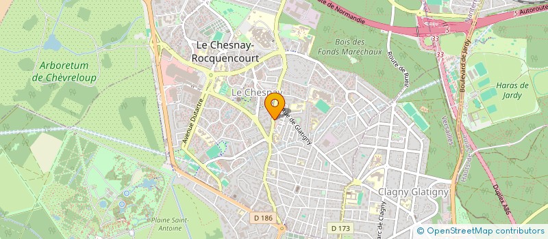 localisation de l'entreprise ELEKTRO PIRACY à LE CHESNAY-ROCQUENCOURT