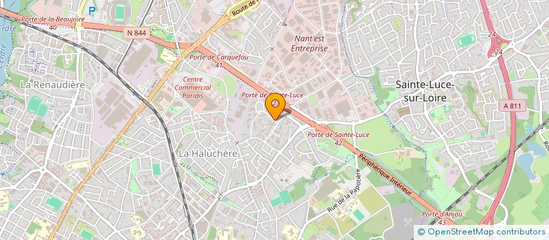 localisation de l'entreprise ELEKTRO'SCOP  NANTES