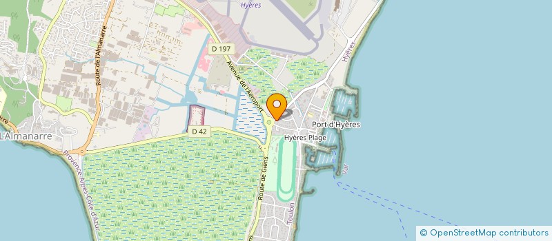 localisation de l'entreprise ELEKTRODIX à HYERES