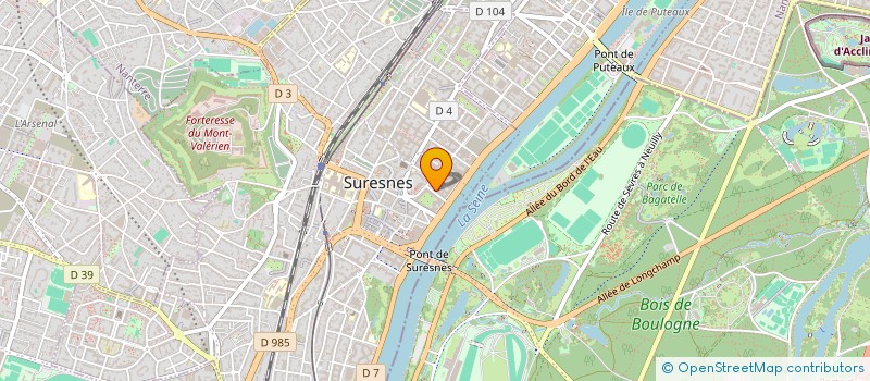 localisation de l'entreprise ELEKTRON à SURESNES