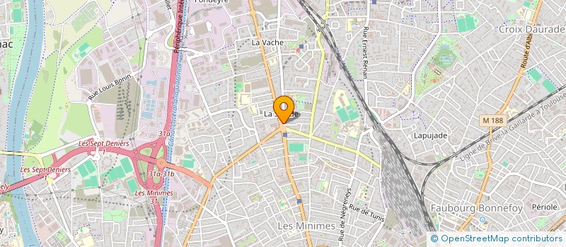 localisation de l'entreprise ELEKTRONICA 23  TOULOUSE