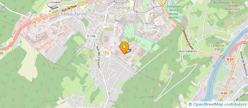 localisation de l'entreprise ELEKTROR AIRSYSTEMS SARL à BESANCON