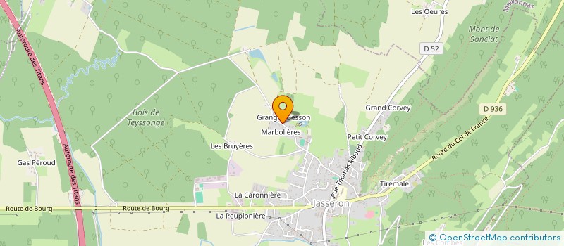 localisation de l'entreprise ELELOUSIMSTEMAR...  JASSERON