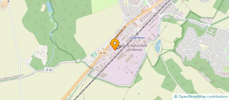 localisation de l'entreprise ELEM à COIGNIERES