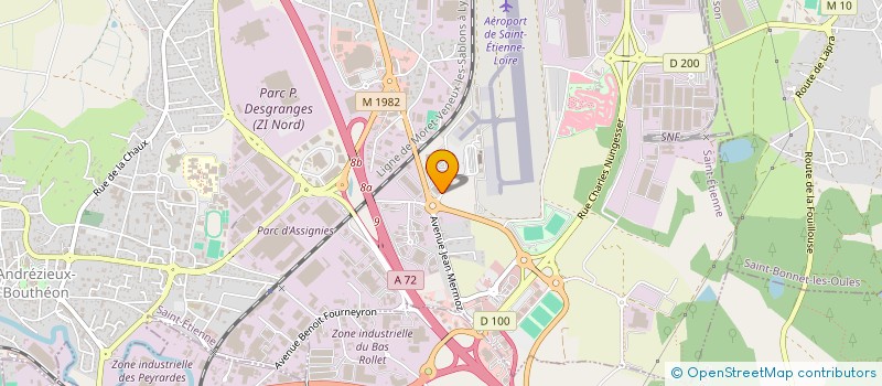 localisation de l'entreprise ELEM  ANDREZIEUX-BOUTHEON