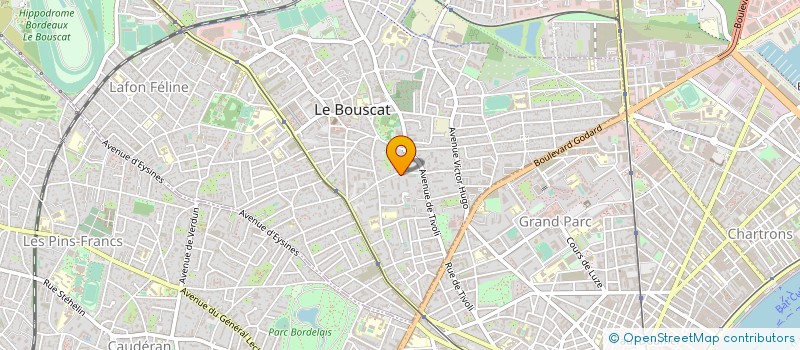 localisation de l'entreprise ELEMENT GRAFIK à LE BOUSCAT