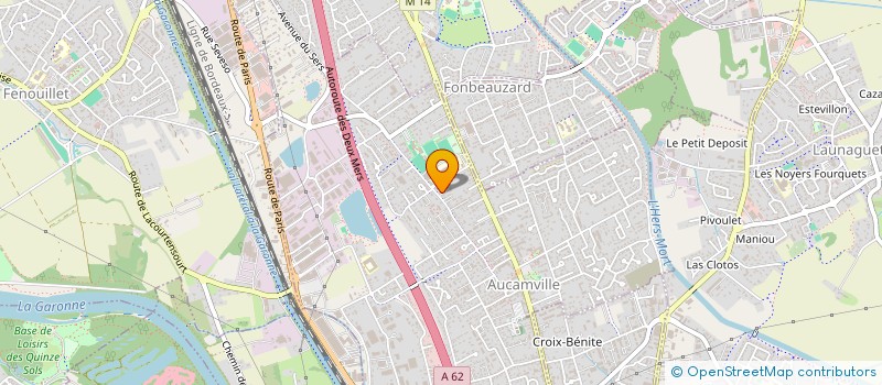 localisation de l'entreprise ELEMENT'O PISCINE  AUCAMVILLE