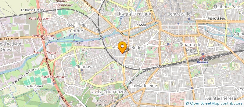 localisation de l'entreprise ELEMENT SOFTWARE SARL à RENNES