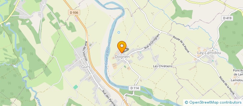 localisation de l'entreprise ELEMENT'TERRES  DOGNEN