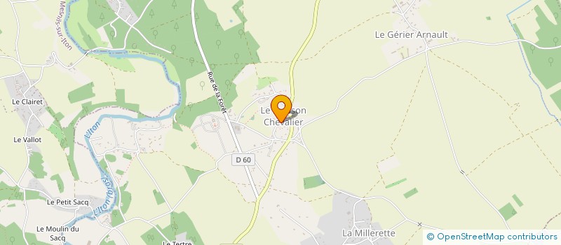 localisation de l'entreprise ELEMENTAIRE BHC  SYLVAINS-LES-MOULINS