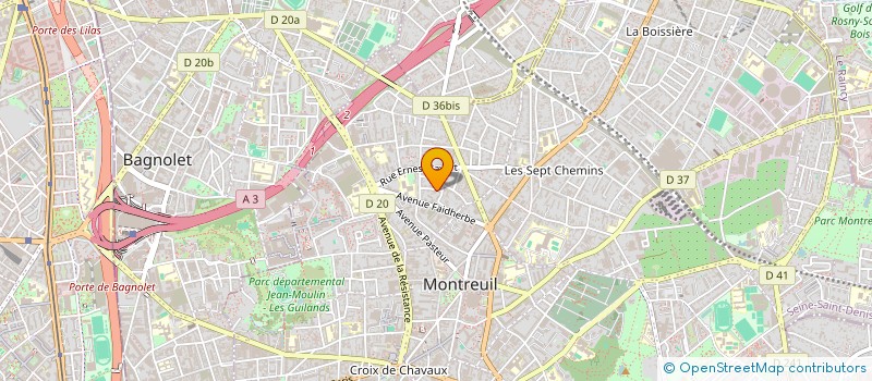 localisation de l'entreprise ELEMENTAIRE, MON DIAG ! à MONTREUIL