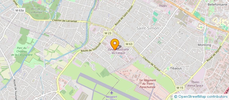 localisation de l'entreprise ELEMENTERRE  CUGNAUX