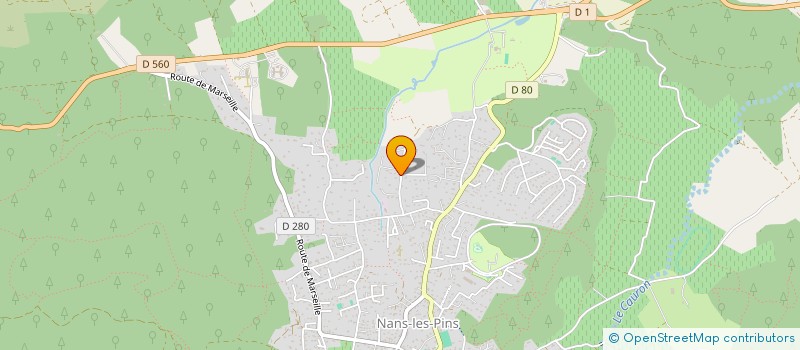 localisation de l'entreprise ELEMENTERRE A POURRIERES  ROUGIERS