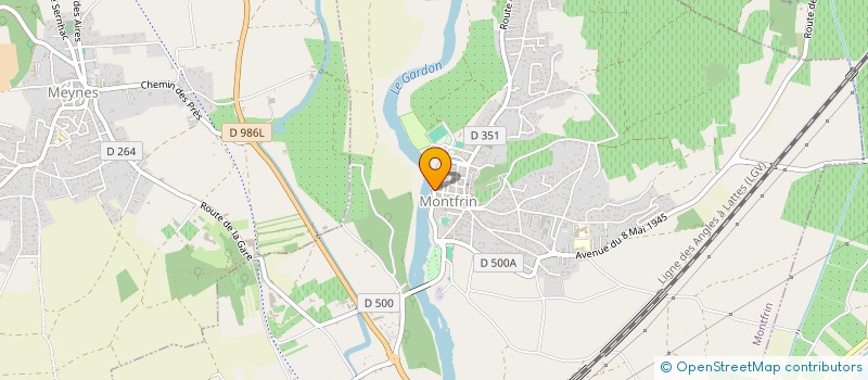 localisation de l'entreprise ELEMENTS  MONTFRIN