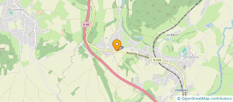localisation de l'entreprise ELEMENTS  CHABONS