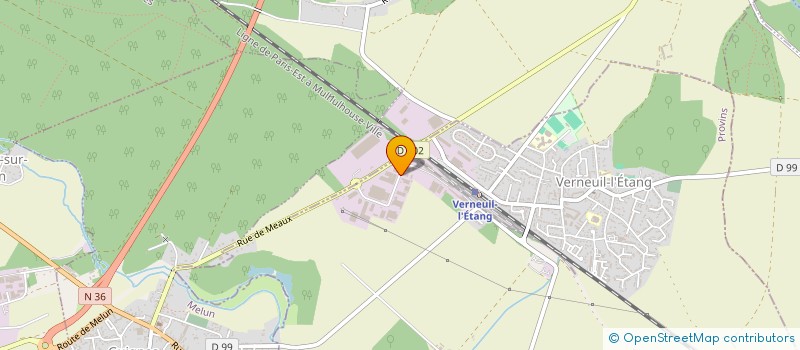 localisation de l'entreprise ELEMENTS CHAUFFANTS TISSES à VERNEUIL-L'ETANG
