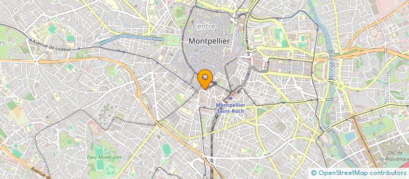 localisation de l'entreprise ELEMENTS CROISSANCE 2 à MONTPELLIER