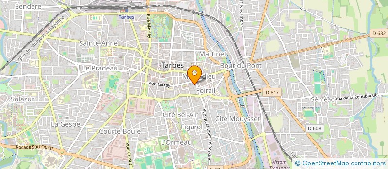 localisation de l'entreprise ELEMENTS EVOLUTION  TARBES