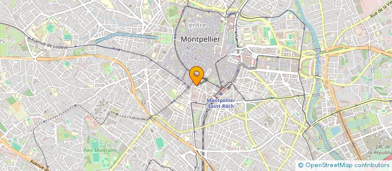 localisation de l'entreprise ELEMENTS PRODUCTION 6 à MONTPELLIER